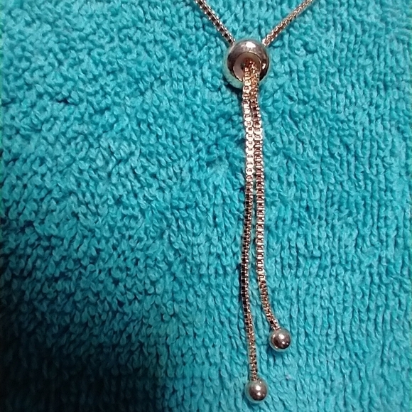 Goldtone multicolor crystal adjustable bracelet - Picture 2 of 3